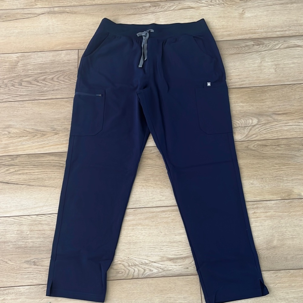 FIGS 2XL navy high waisted women’s yoga tall with yoga waistband NWT